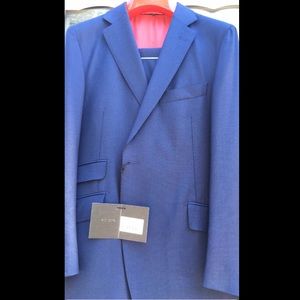 NEW SuitSupply Sienna Birdseye Navy Jacket 42S